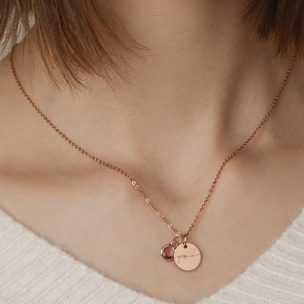 Personalised Birthstone Necklace