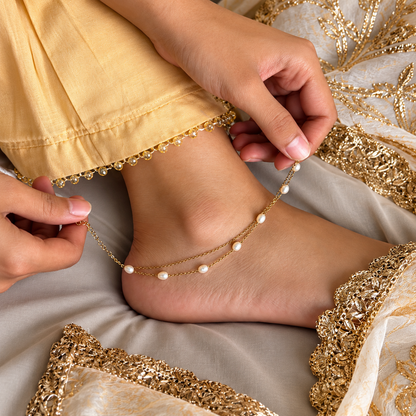 Real Freshwater Pearl Anklet